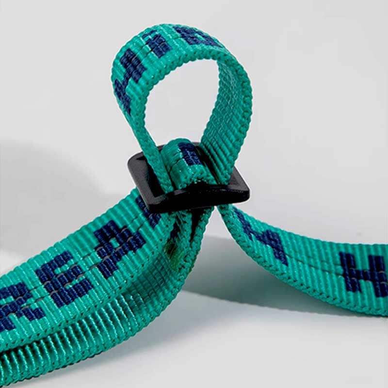 blue text print