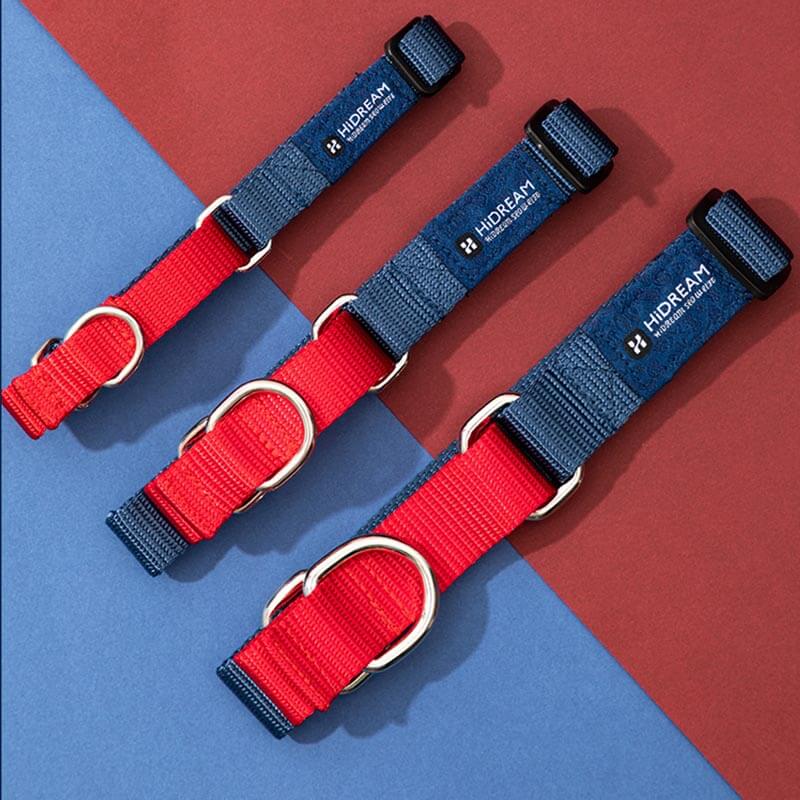 blue and red