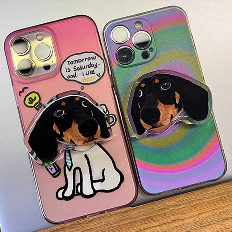 two dog custom popsockets