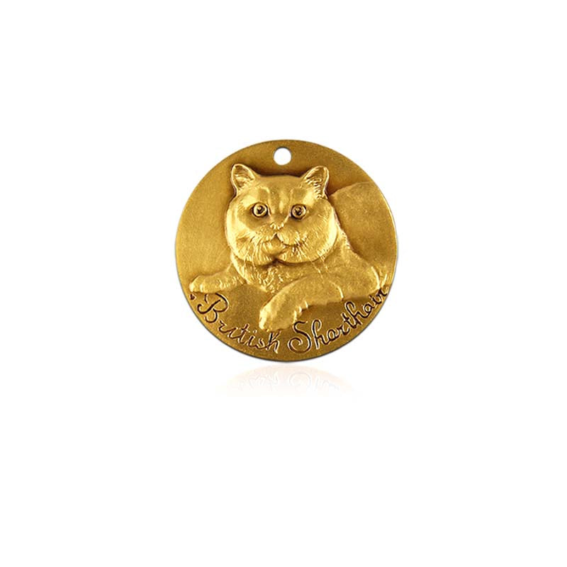 British Shorthair cat id tag