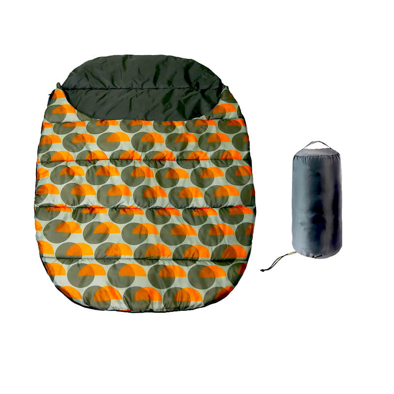 Lepeto dog sleeping bag and a stuff sack
