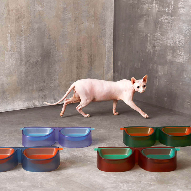 double cat bowl