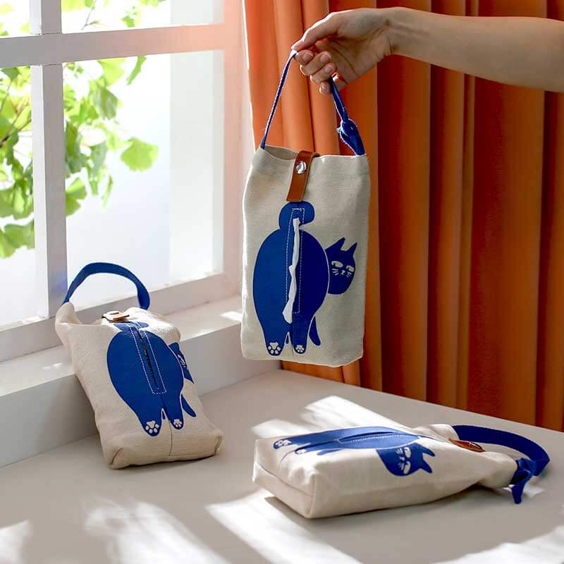 car tissue box with tissue refill