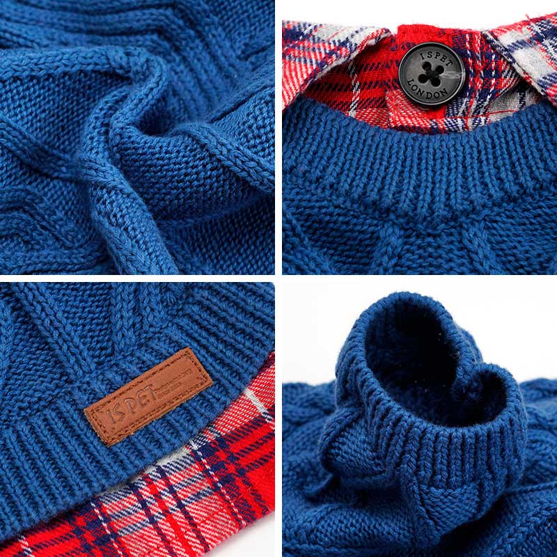 classic dog jumper details