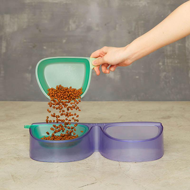 double cat bowl