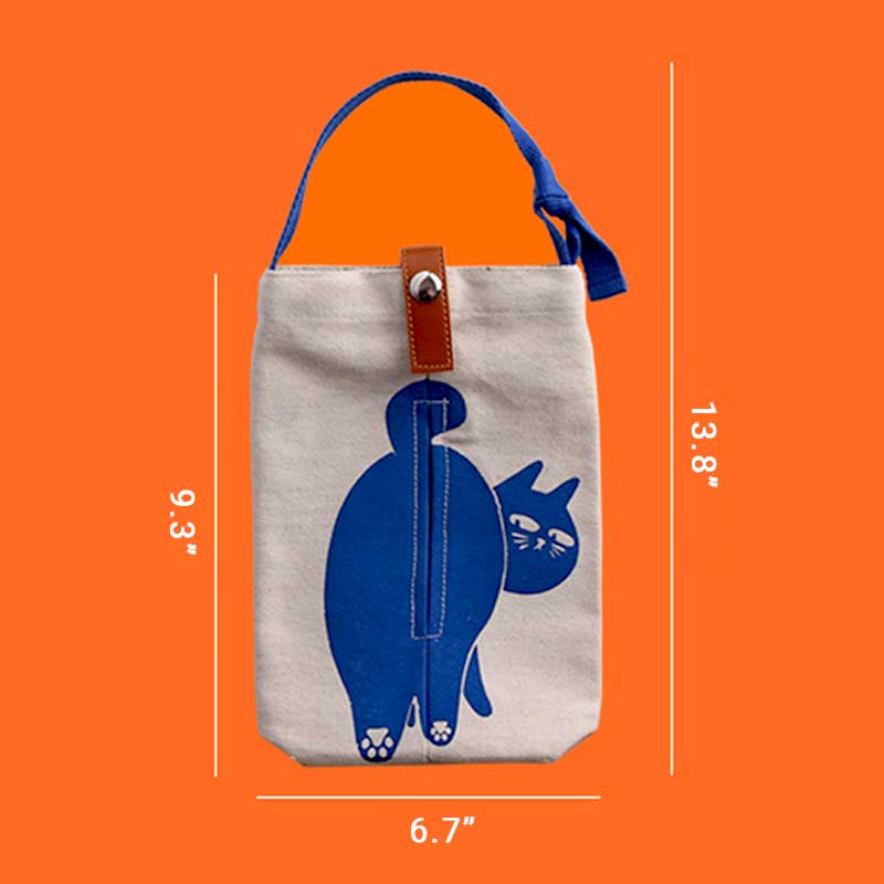 size of the car tissue bag