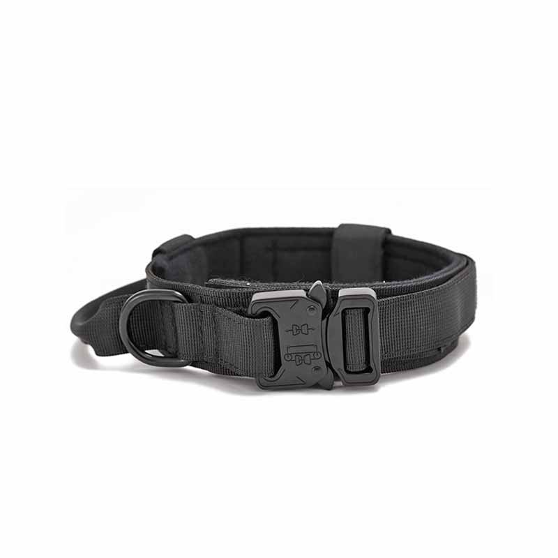 tactical dog collar black