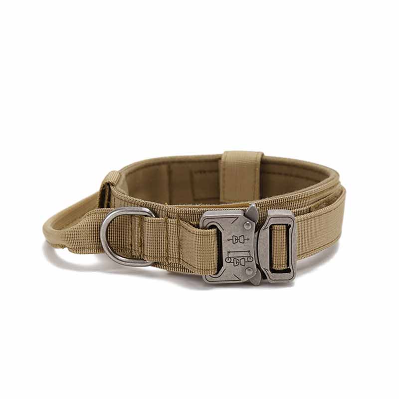 tactica dog collar tan