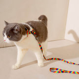 Load image into Gallery viewer, cat-with-harness-and-leash-set-spring-sakura